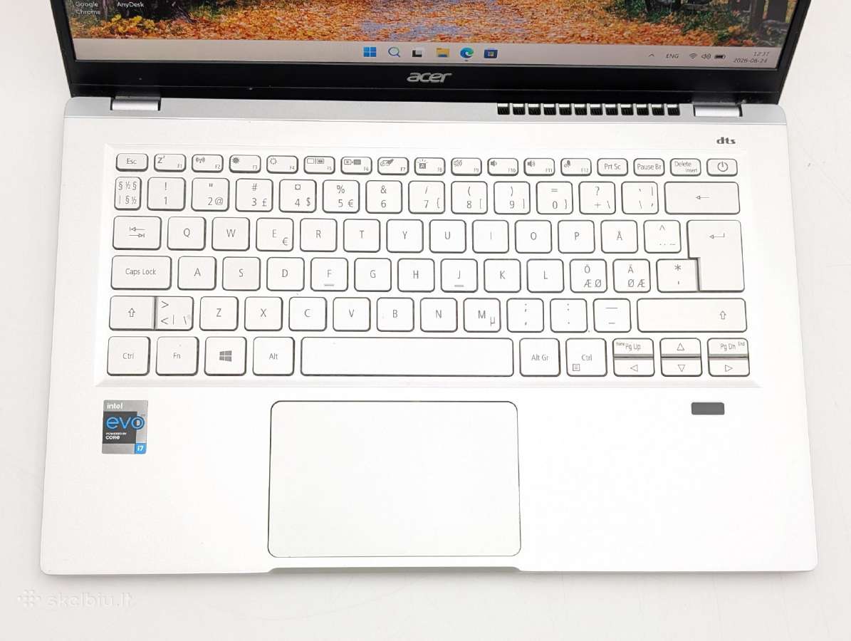 Acer Swift 3 i7-1165g7/16gb/512gb Darbui - nuotraukos Nr. 4
