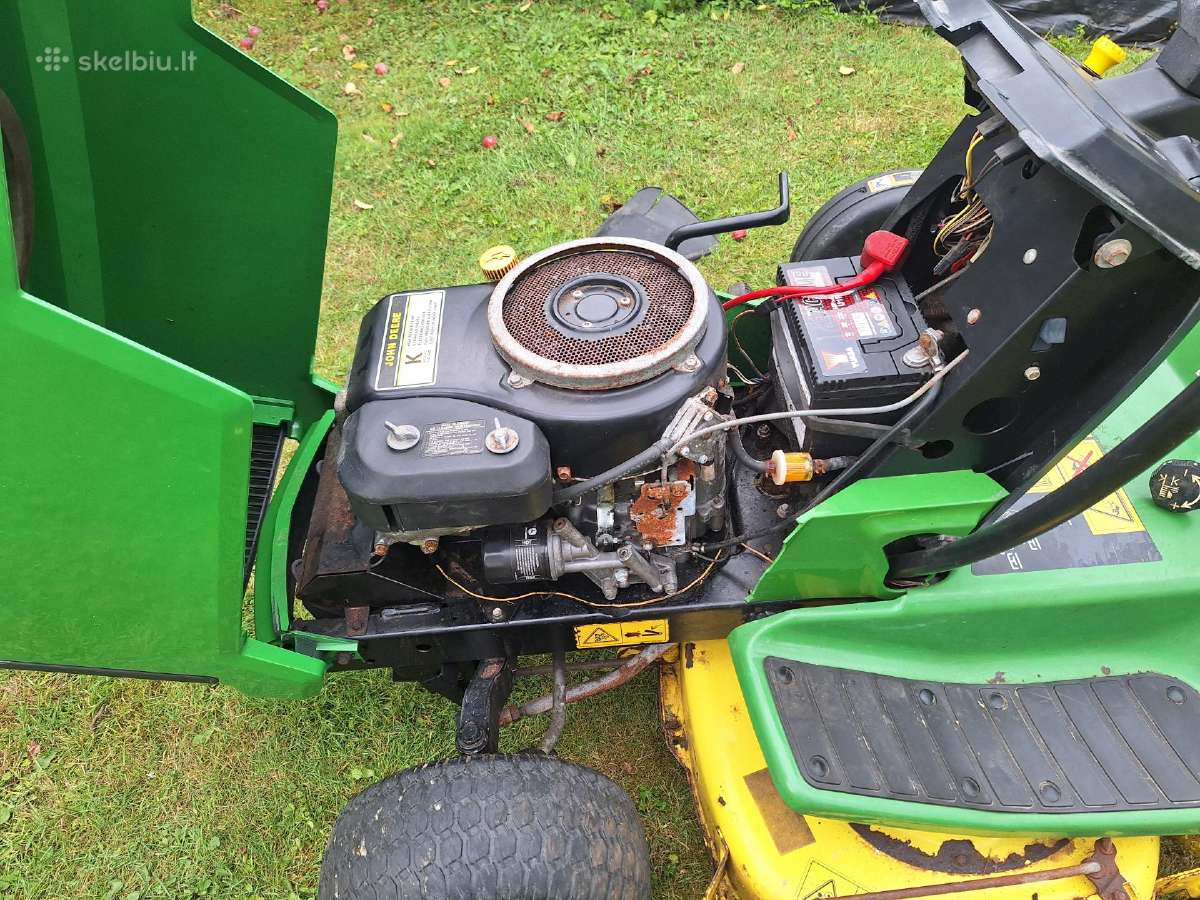 John Deere Lx176 Sodo traktoriukas Kawasaki 14hp - nuotraukos Nr. 17