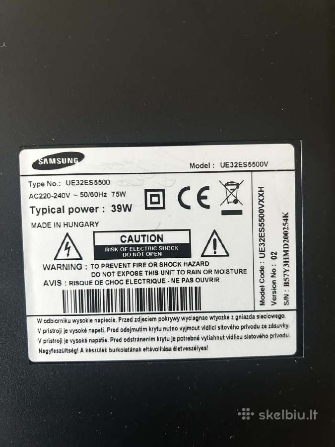 Samsung televizorius (32 coliai) - nuotraukos Nr. 3