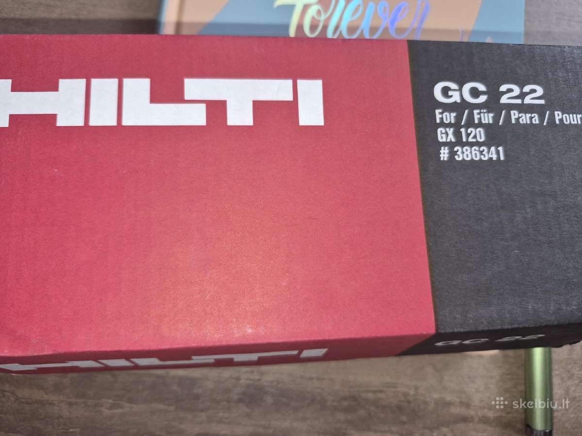 Hilti Gx3 Gc42, Gx120 Gc22 dujų balionėliai - nuotraukos Nr. 3