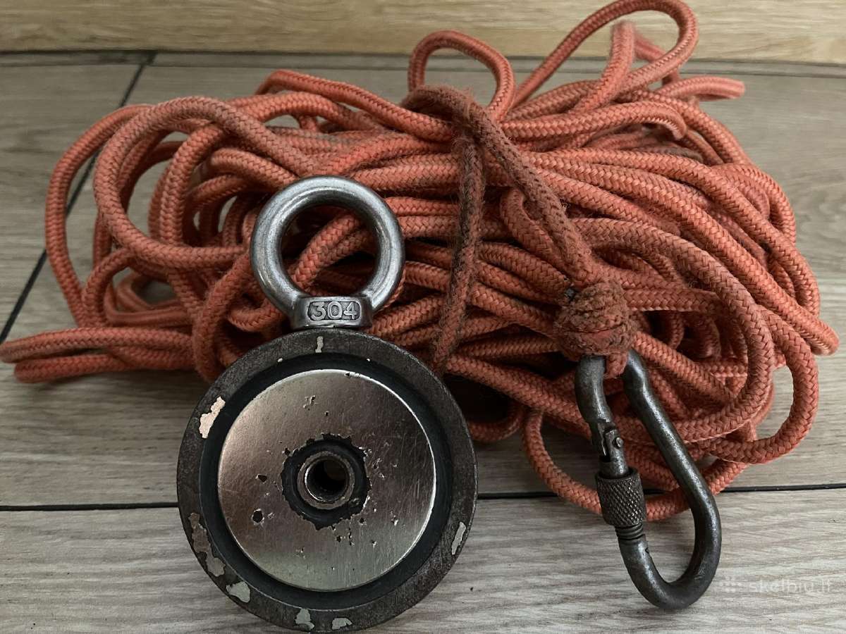Naudotas 400kg Dvipusis Lobiu Paieskos Magnetas - nuotraukos Nr. 4