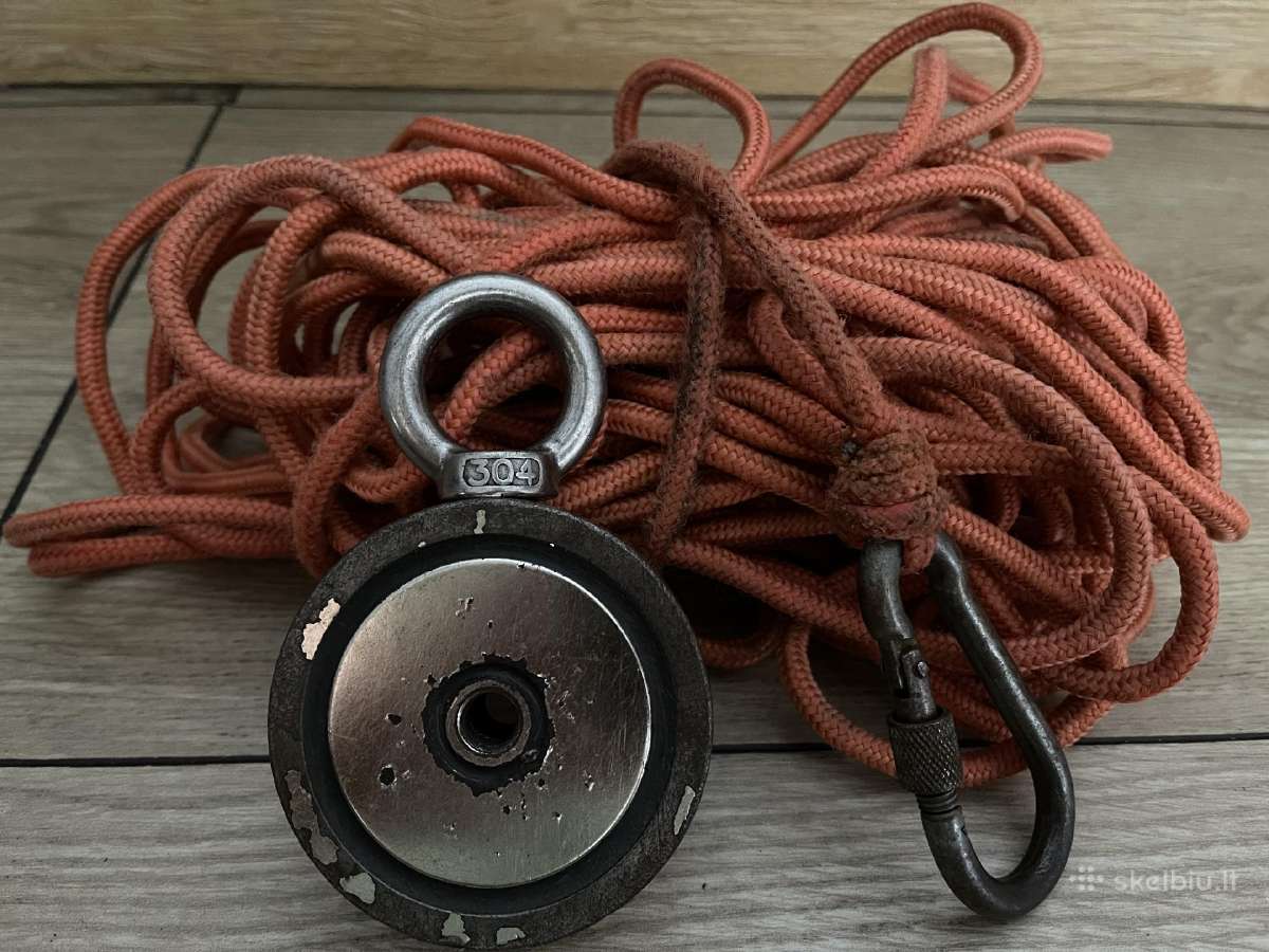 Naudotas 400kg Dvipusis Lobiu Paieskos Magnetas - nuotraukos Nr. 9