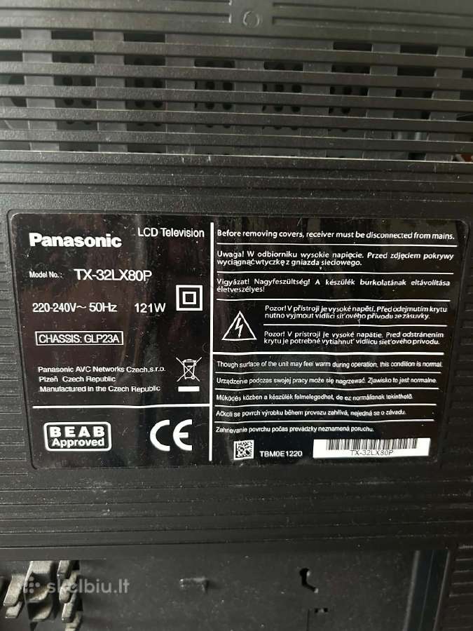 Panasonic televizorius - nuotraukos Nr. 3
