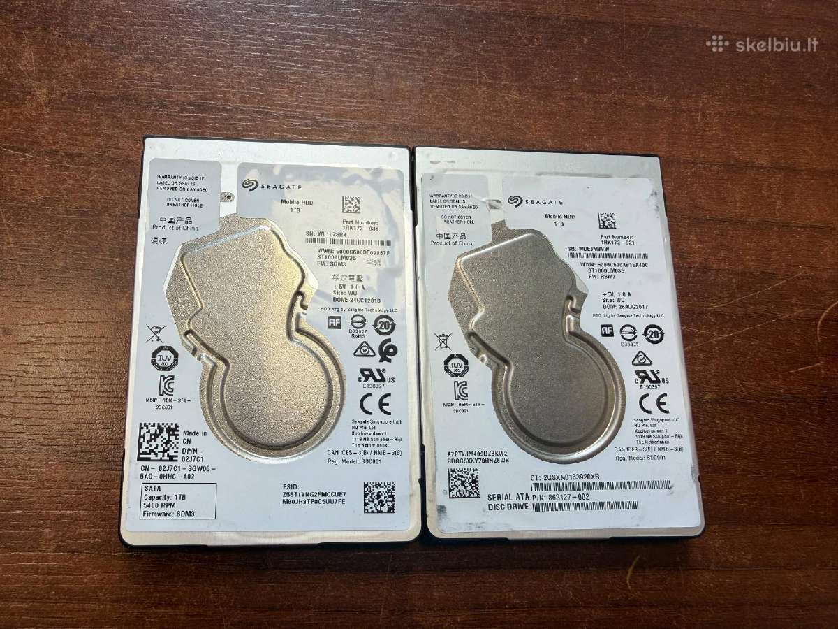 HDD Diskai 2.5 160gb 200gb 320gb 500gb 1tb nuo 3€ - nuotraukos Nr. 2