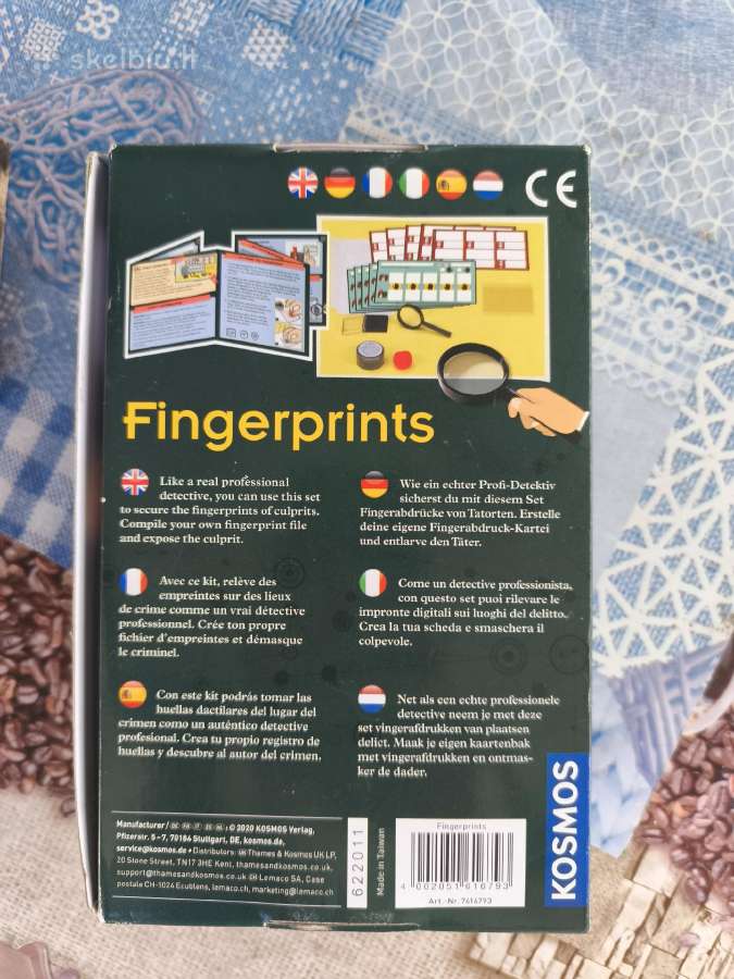 Edukacinis atspaudų eksperimentų rinkinys - nuotraukos Nr. 2
