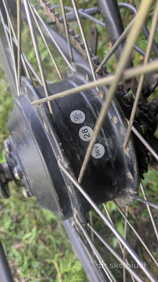 Elektrinis vyriškas dviratis Rideon - nuotraukos Nr. 2