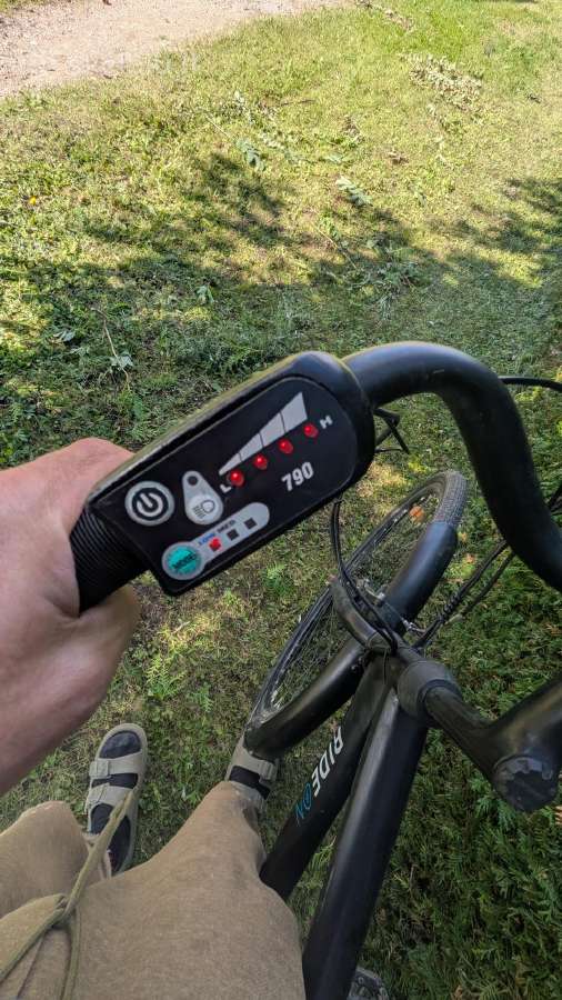 Elektrinis vyriškas dviratis Rideon - nuotraukos Nr. 8