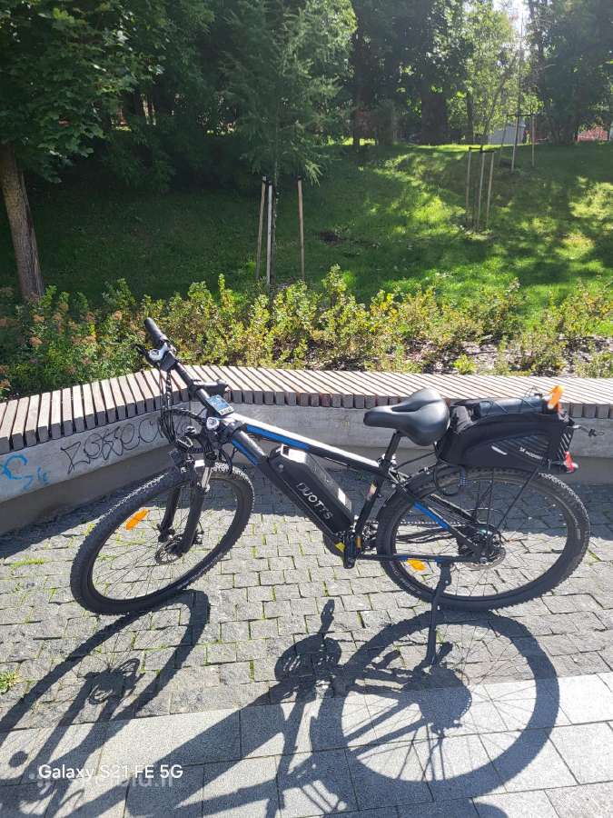 Geras naudotas elektrinis dviratis sų nuimama bate - nuotraukos Nr. 8