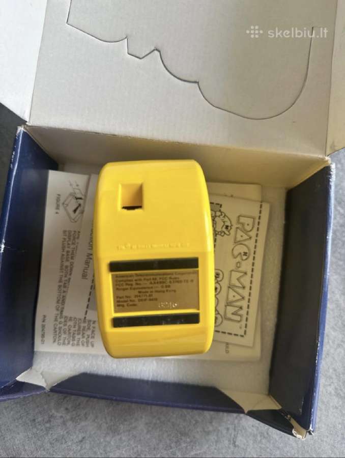 Kolekcinis Pac-man stalo telefonas 1980 m. retro - nuotraukos Nr. 11