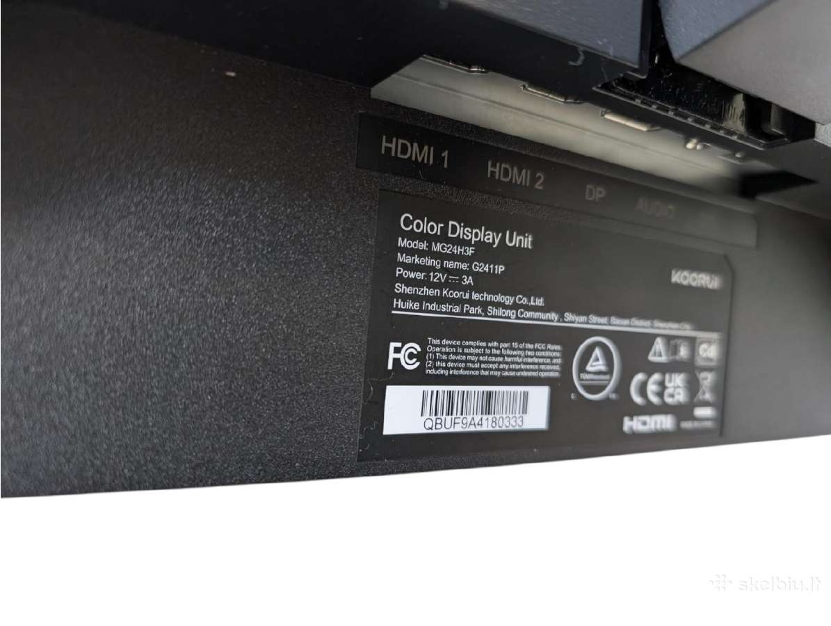 Monitorius Koorui G2411p 24 Fhd Ips 200hz - nuotraukos Nr. 5