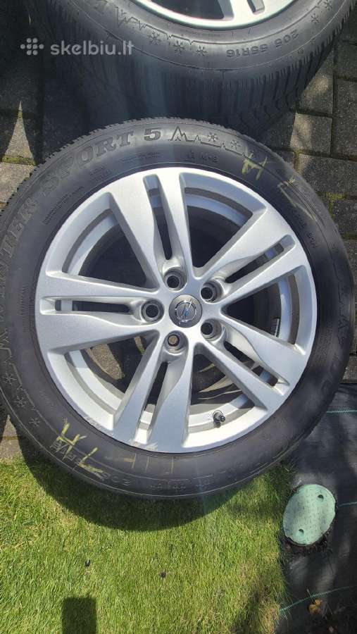 Opel Astra K ratai R16 su žieminėm padangom - nuotraukos Nr. 5