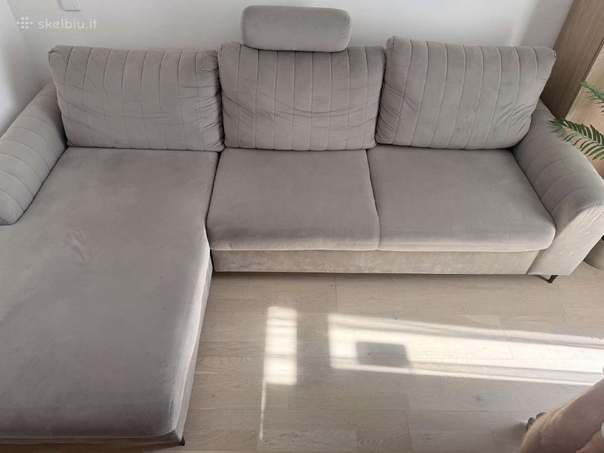 Kampinė sofa-lova - nuotraukos Nr. 2