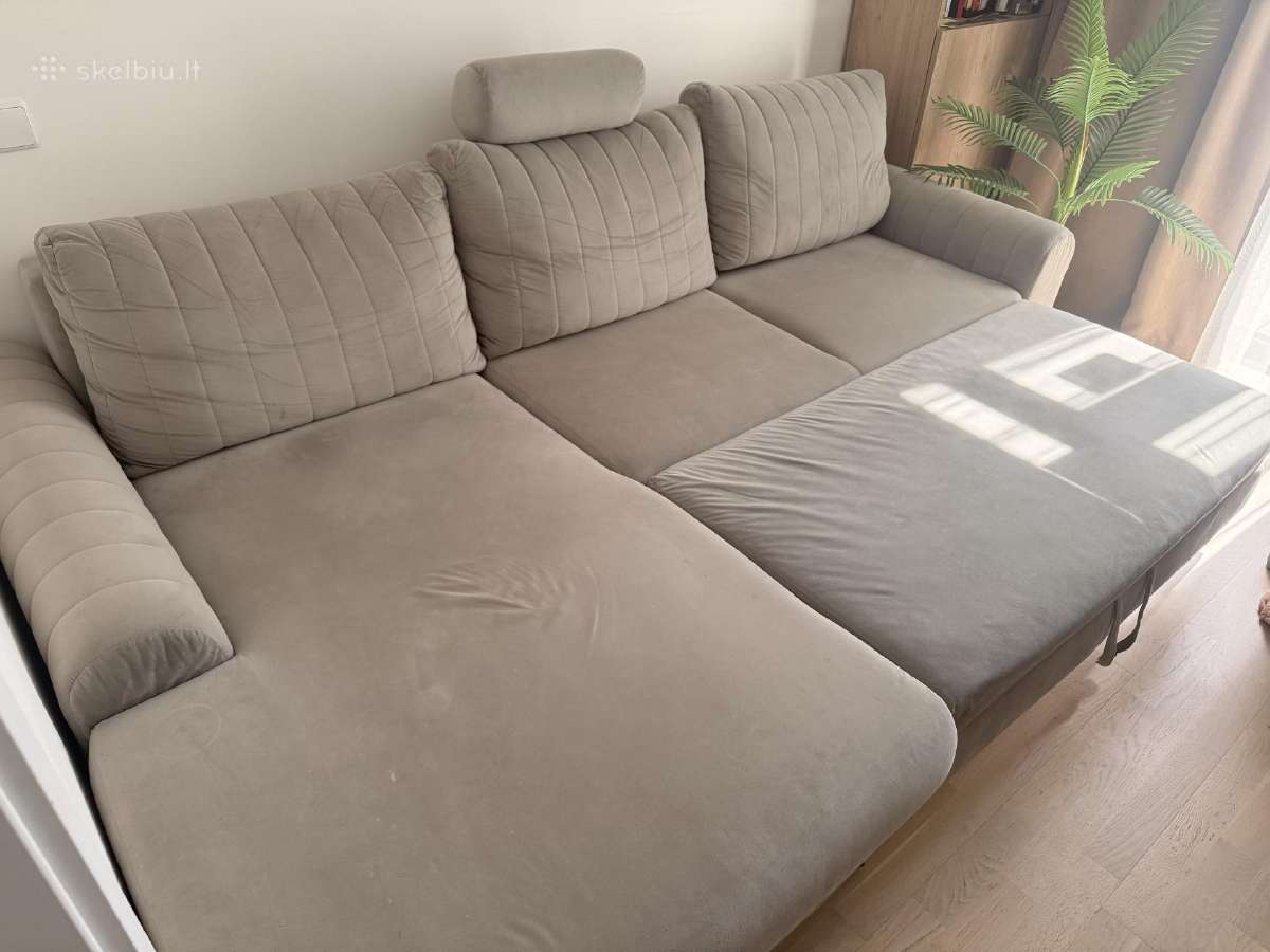 Kampinė sofa-lova - nuotraukos Nr. 3