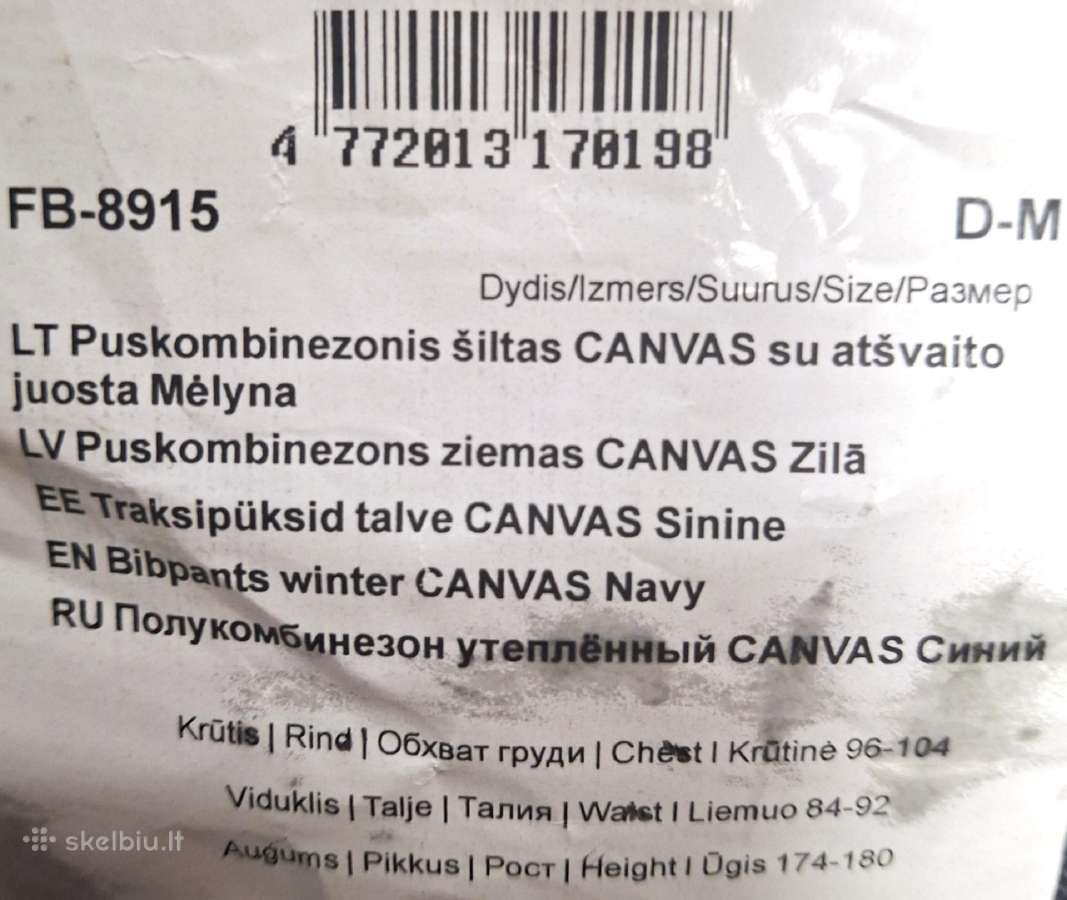 Puskombinezoninės šiltos kelnės - nuotraukos Nr. 10