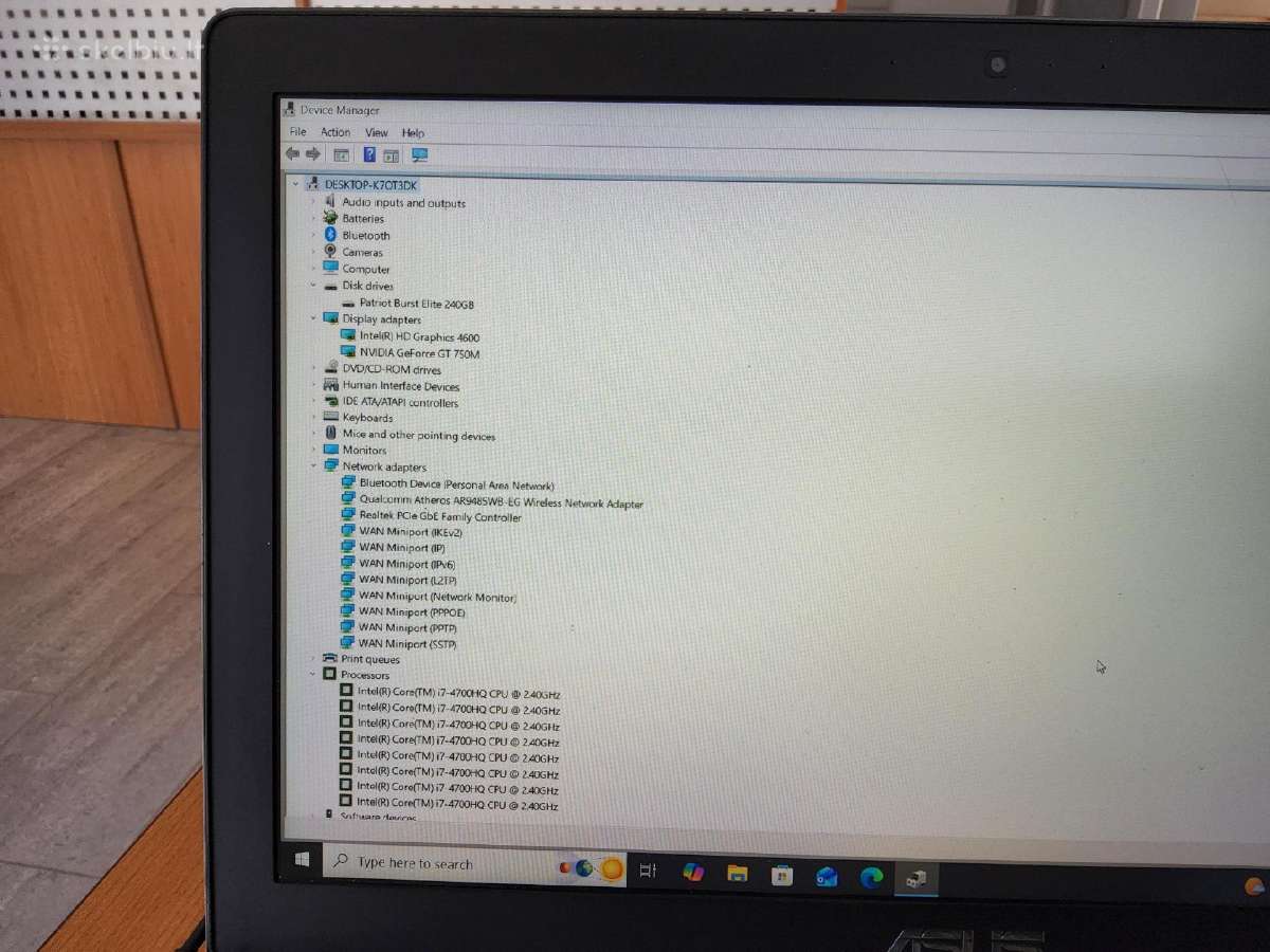 Asus N550jv, i7, GT 750m, 8gb, 240gb - nuotraukos Nr. 3