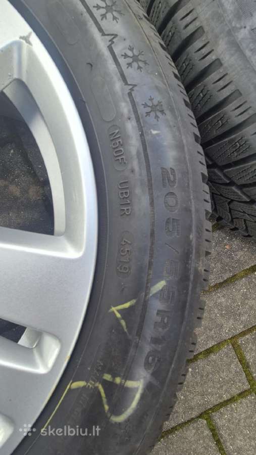 Geros 205/55 R16 Dunlop su Opel Astra K diskais - nuotraukos Nr. 11