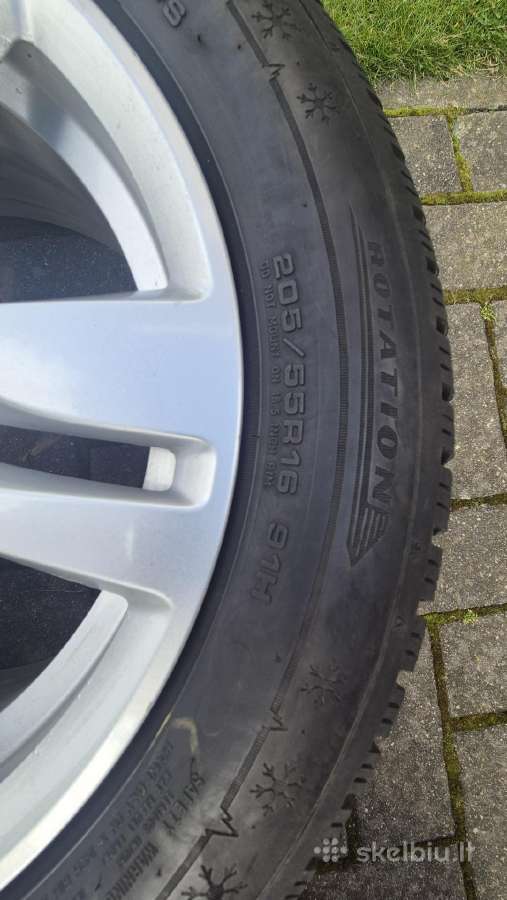 Geros 205/55 R16 Dunlop su Opel Astra K diskais - nuotraukos Nr. 12