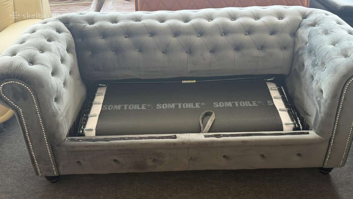 Nauja miegama trivietė sofa, dvivietė sofa - nuotraukos Nr. 6