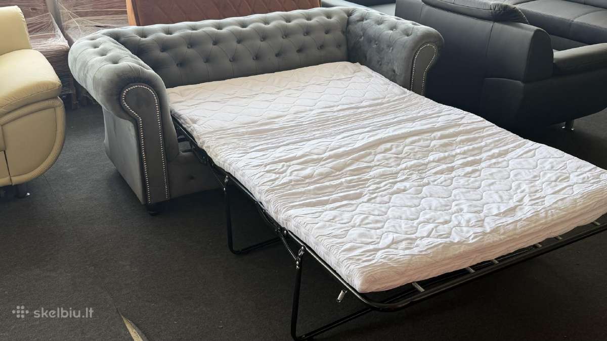 Nauja miegama trivietė sofa, dvivietė sofa - nuotraukos Nr. 7