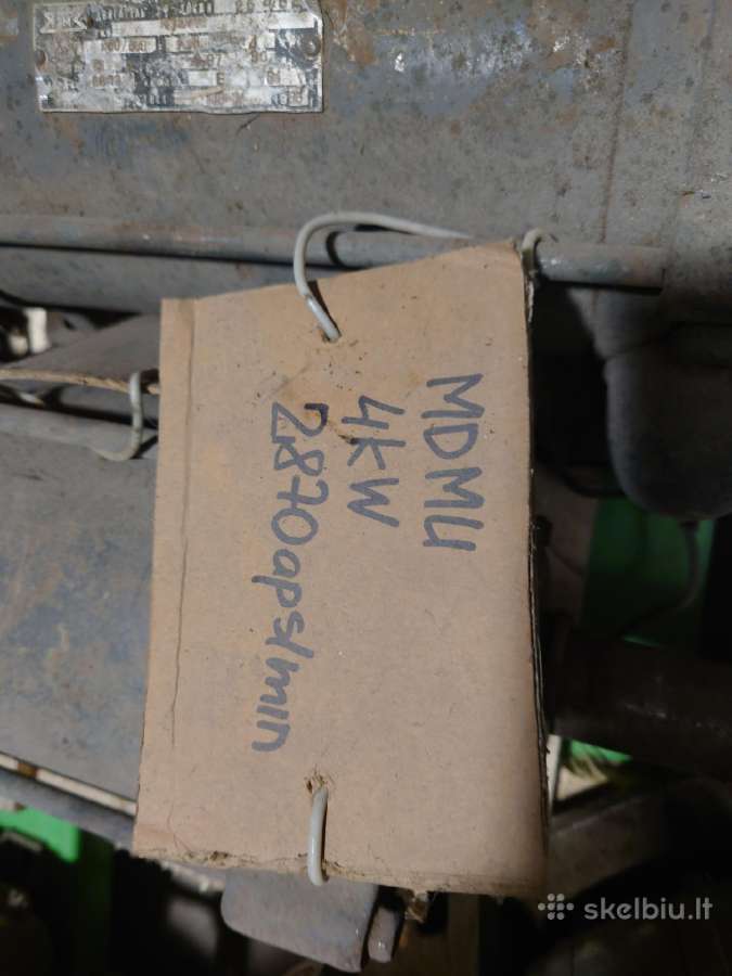 Variklis Mdmu 380v 4 kw 2870 aps/min - nuotraukos Nr. 4