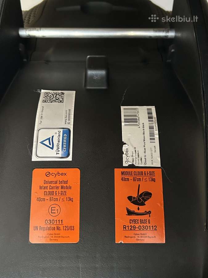 Cybex autokėdutė su baze + veidrodis - nuotraukos Nr. 11