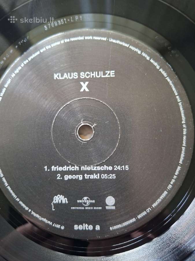 Klaus Schulze 1978 Re17 “x - nuotraukos Nr. 4
