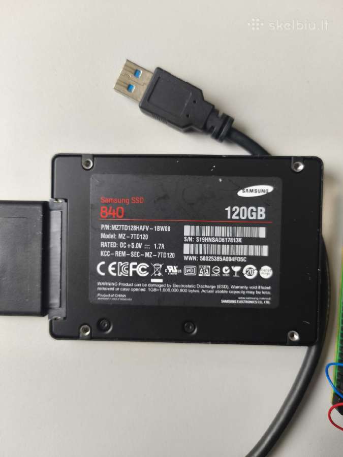 Raspberry Pi 4b 4gb + 120gb SDD - nuotraukos Nr. 3