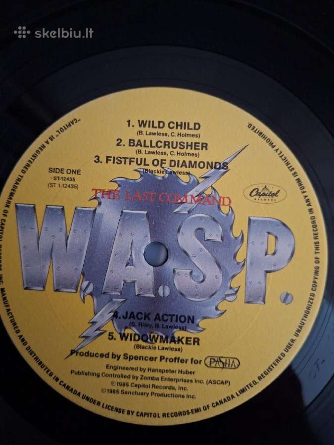 W.a.s.p. 1985 “The Last Command - nuotraukos Nr. 5