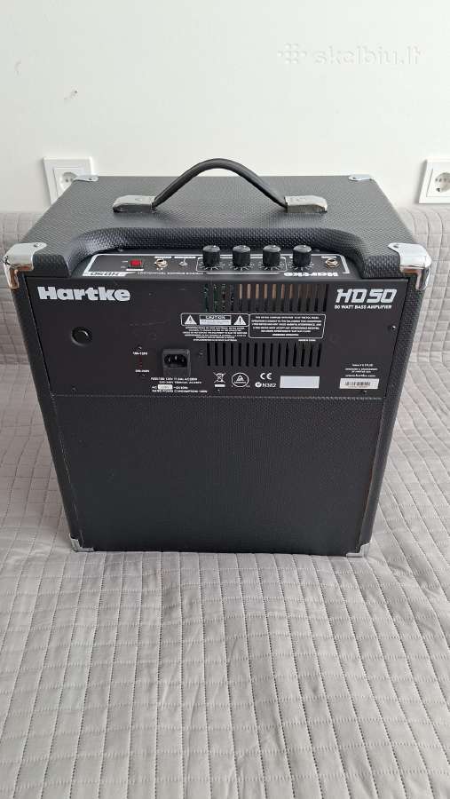 Bosinės gitaros stiprintuvo kolonėlė Hartke - nuotraukos Nr. 4