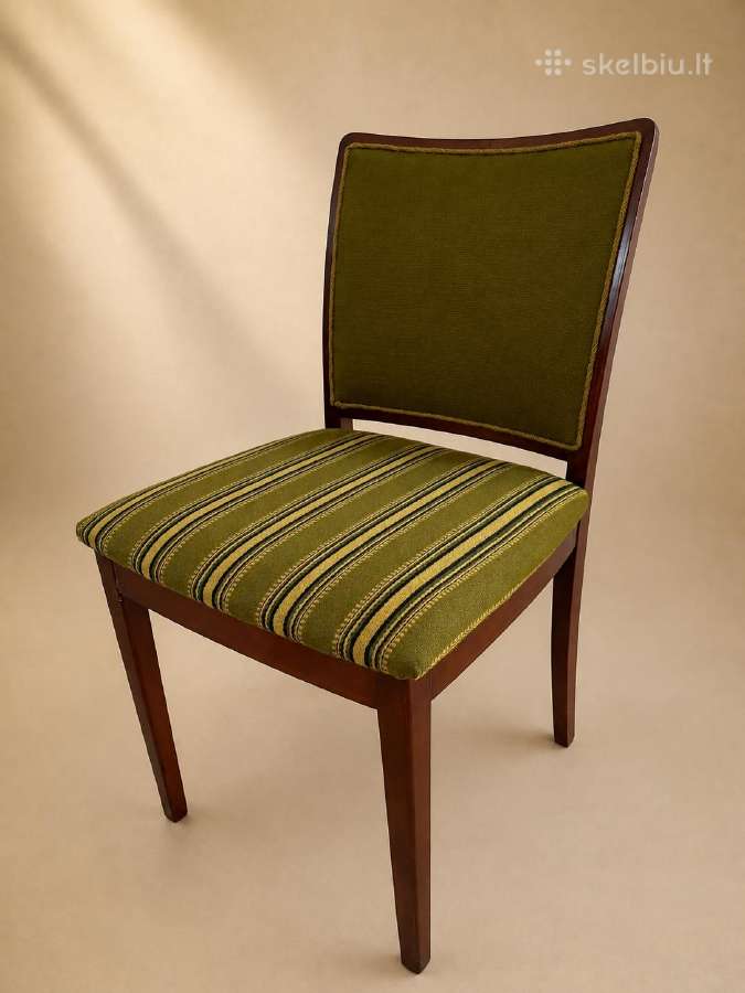 Mid-century baldų komplektas: Sofa + 5-ios kėdės - nuotraukos Nr. 14