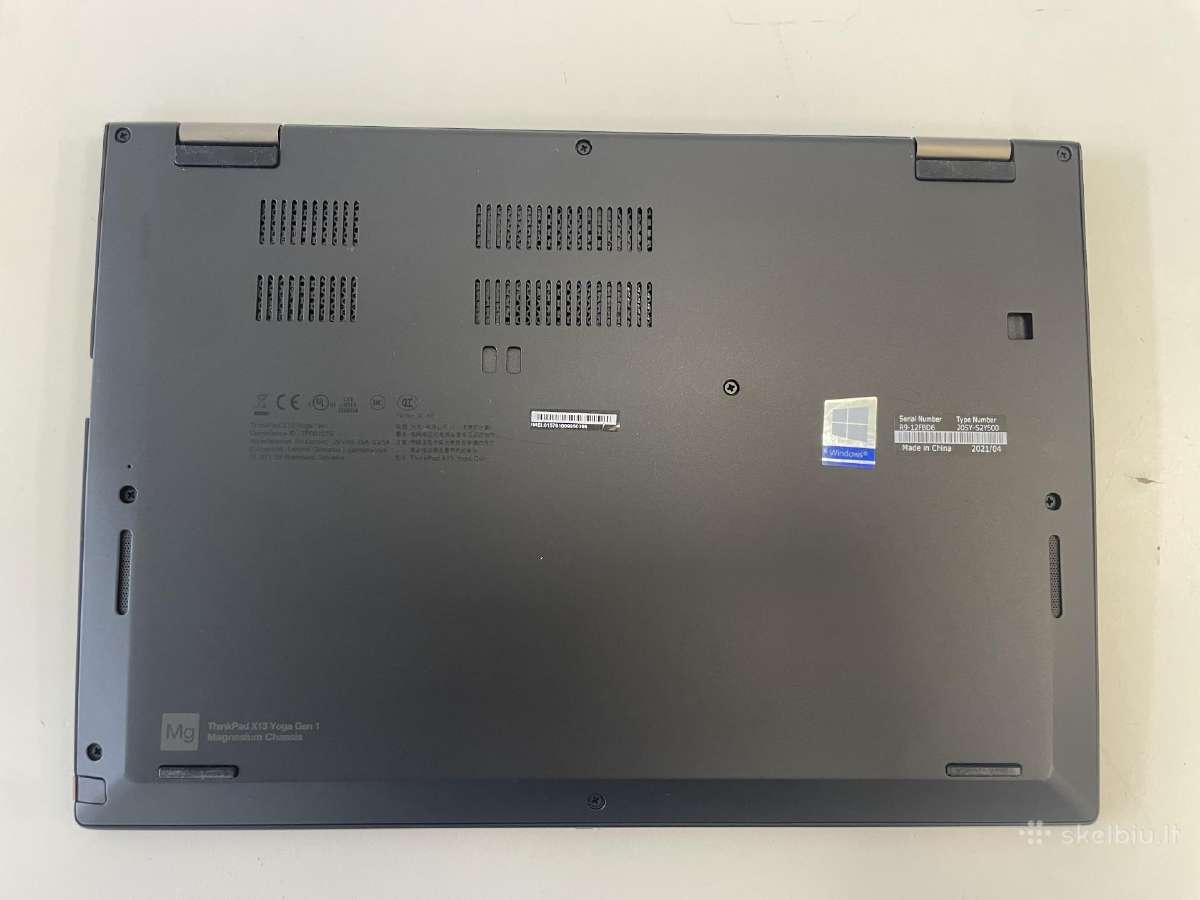 Lenovo Thinkpad X13 Yoga Gen1 i5-1135g7 8gb 256gb - nuotraukos Nr. 6