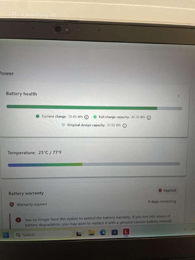 Lenovo Thinkpad T14s Gen1 R7p4750u 512gb SSD 32gb - nuotraukos Nr. 8