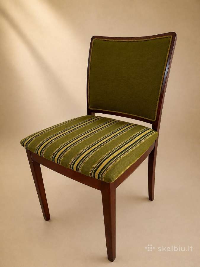 Mid-century baldų komplektas: Sofa + 5-ios kėdės - nuotraukos Nr. 14