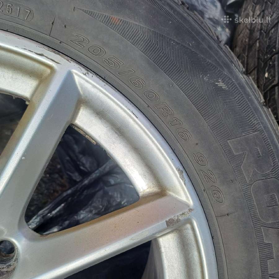 Bmw ratlankiai su r16 205/60 m+s padangom - nuotraukos Nr. 2
