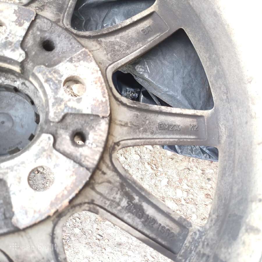 Bmw ratlankiai su r16 205/60 m+s padangom - nuotraukos Nr. 6
