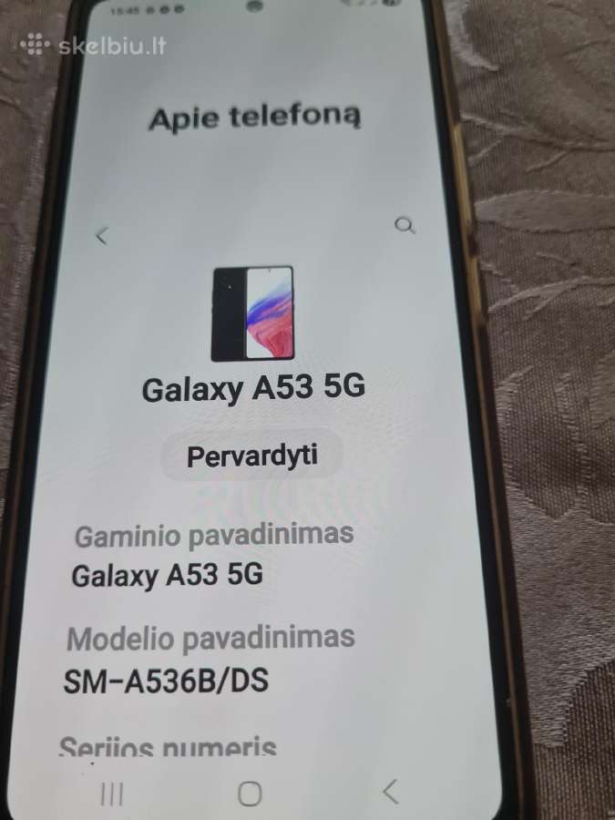 Samsung galaxy A53 5G 256gb tvarkingas telefonas - nuotraukos Nr. 2
