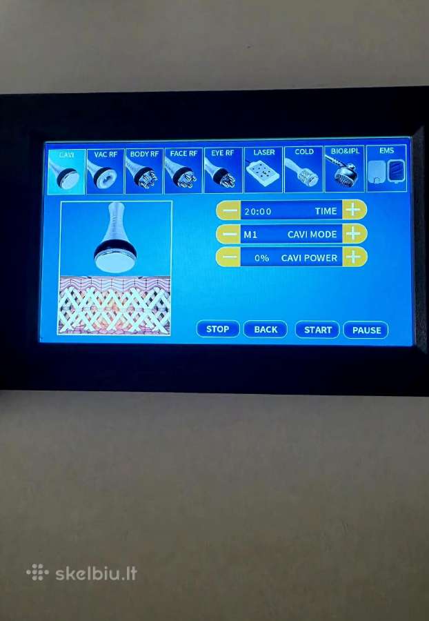 Daugiafunkcinis 9in1 kavitacijos ir Rf aparatas - nuotraukos Nr. 11