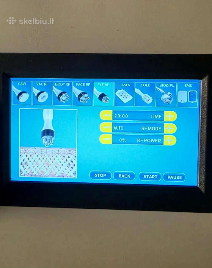 Daugiafunkcinis 9in1 kavitacijos ir Rf aparatas - nuotraukos Nr. 14