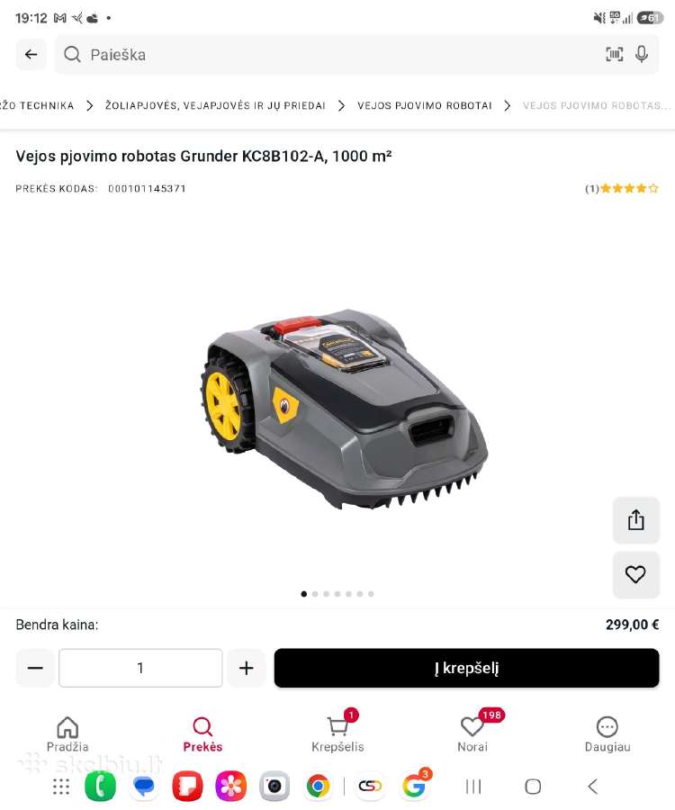 Naujas žoliapjoves robotas - nuotraukos Nr. 2