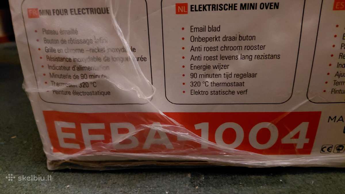 Efba 1004 elektrinė orkaitė - nuotraukos Nr. 3