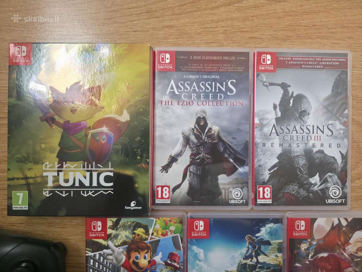 Nintendo switch žaidimai pro pultelis - nuotraukos Nr. 3