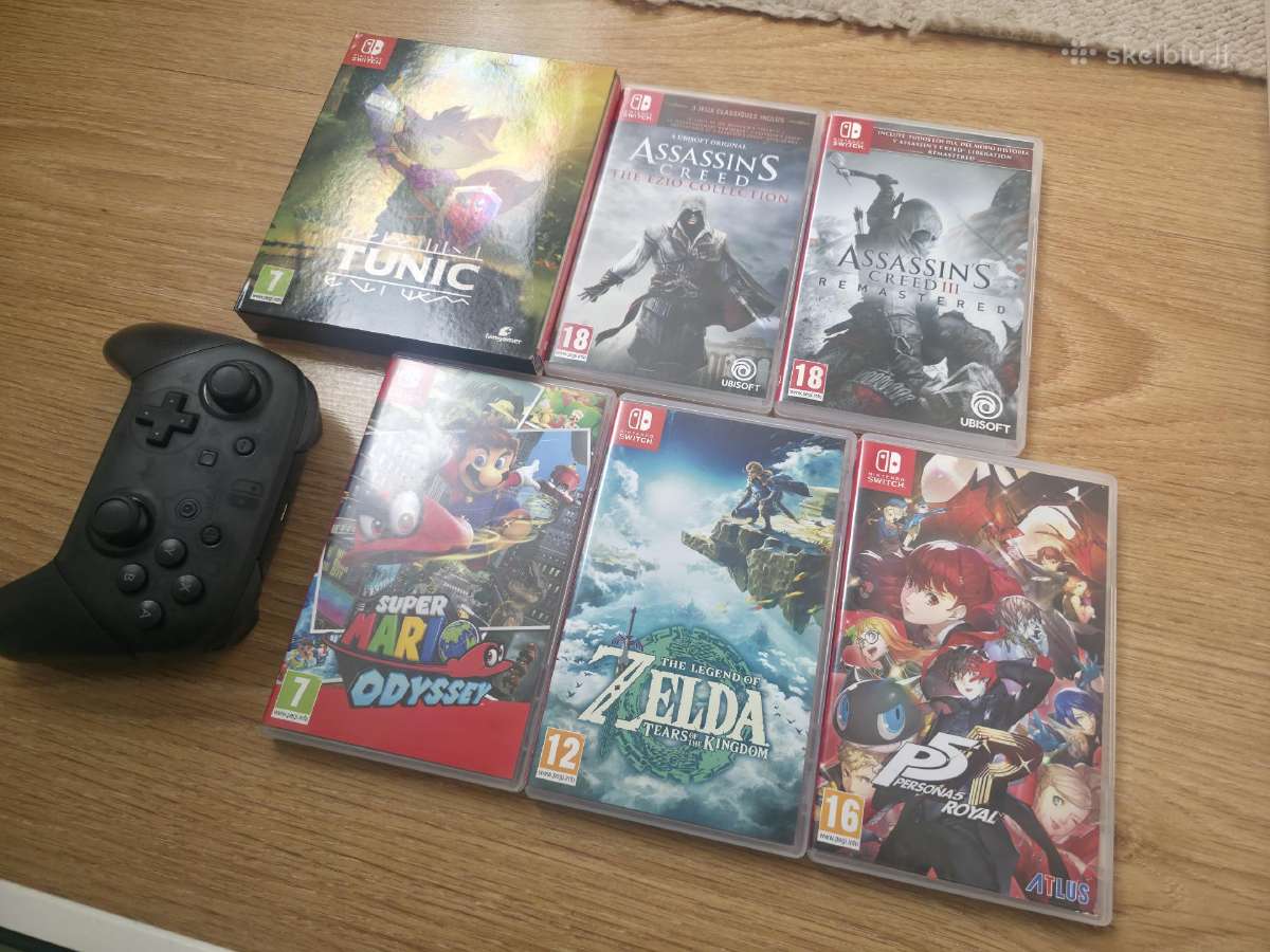 Nintendo switch žaidimai pro pultelis - nuotraukos Nr. 5