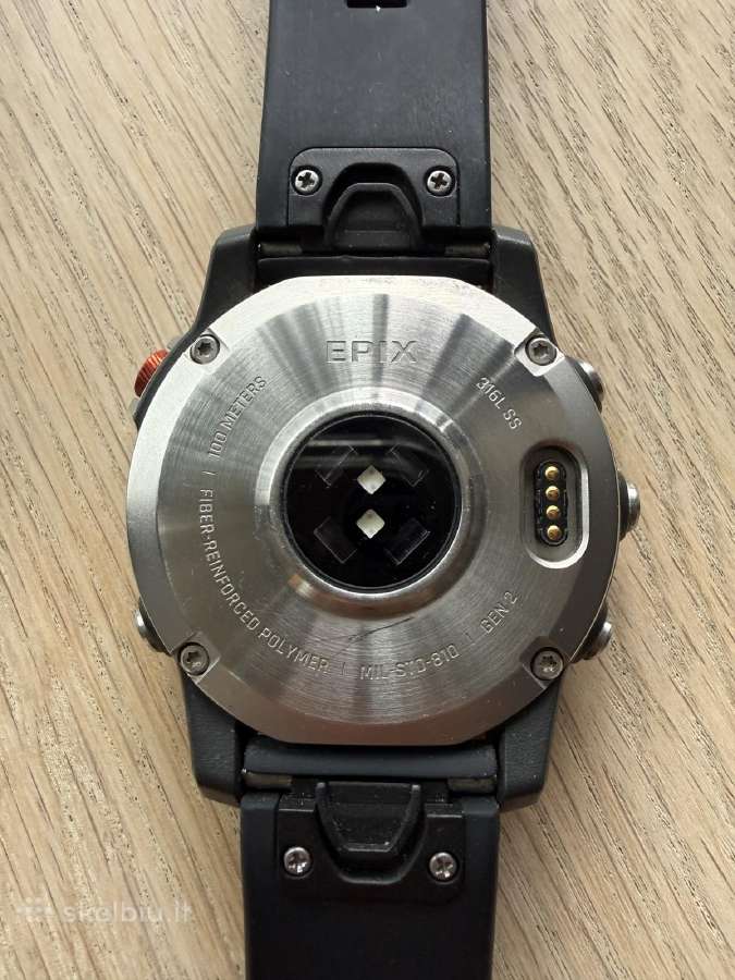 Garmin Epix Gen 2 47 mm steel - nuotraukos Nr. 3
