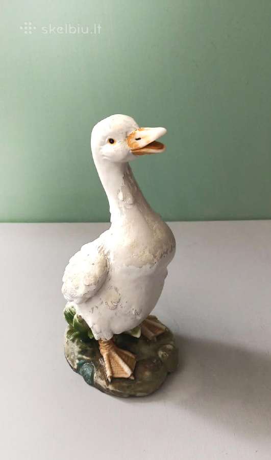 Žąsies / anties figūrėlė, aukštis 19cm - nuotraukos Nr. 2