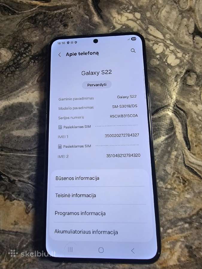 Samsung s22 8/128 - nuotraukos Nr. 5