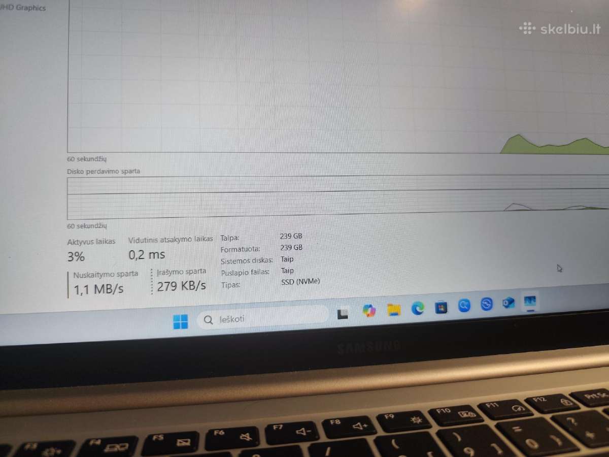 Samsung galaxy book 2 8/256gb - nuotraukos Nr. 3