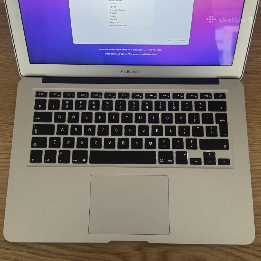 Apple MacBook Air 2017 - nuotraukos Nr. 3