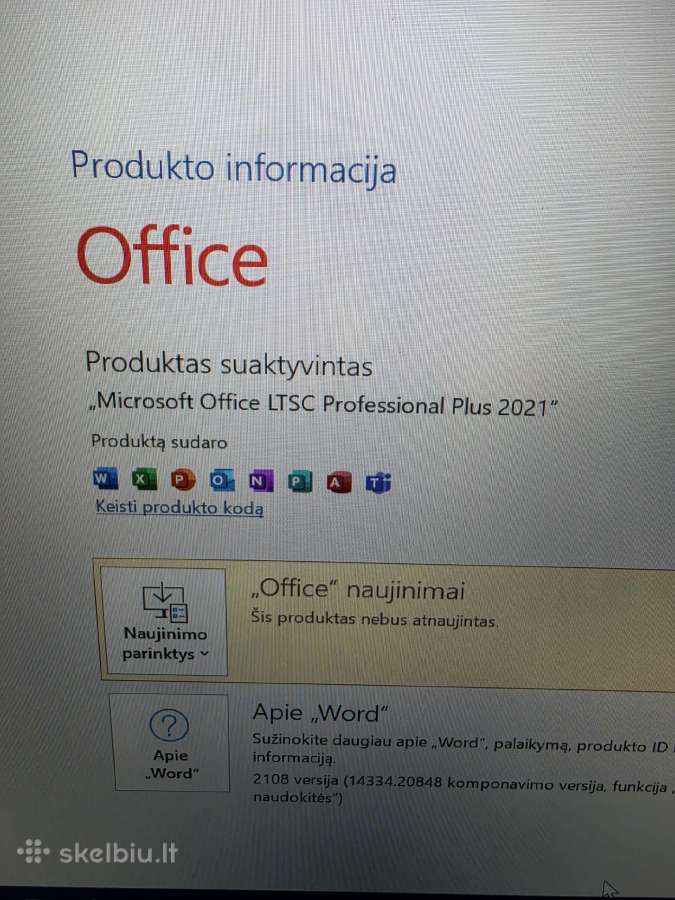 Lenovo X1 Carbon i5- 8250u. - nuotraukos Nr. 6