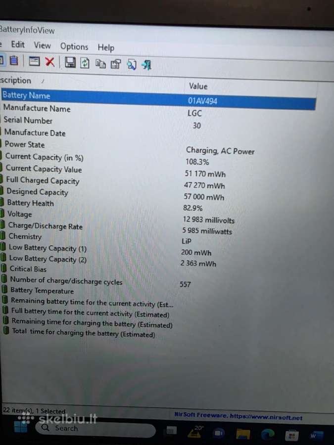 Lenovo X1 Carbon i5- 8250u. - nuotraukos Nr. 7
