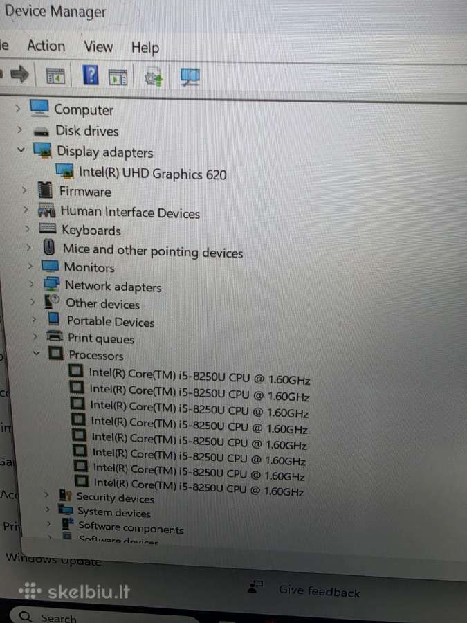 Lenovo X1 Carbon i5- 8250u. - nuotraukos Nr. 8